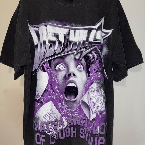 [SOLD OUT]Awful Lot Of Cough Syrup x Lost Hills Scream T- Shirts Men Size Large - Picture 5 of 6